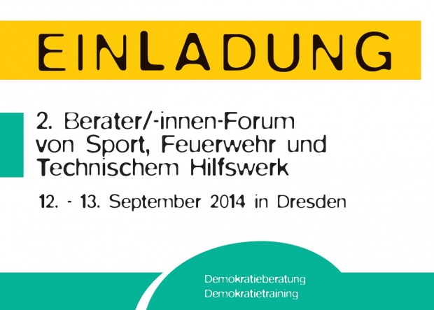 Berater/-innen Forum Sport, Feuerwehr und THW 2014
