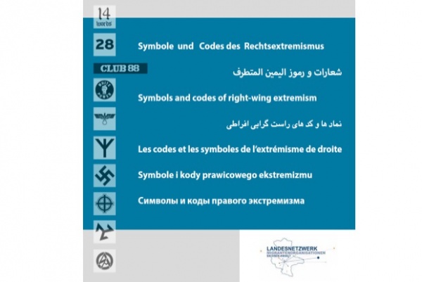 Begleitheft zu rechtsextremen Symbolen in sieben Sprachen