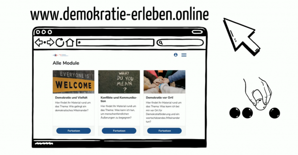 Lernportal "Demokratie erleben - Online"