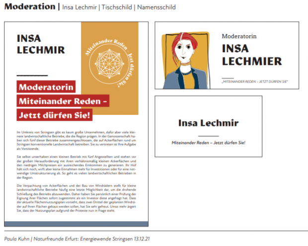Planspiel Energiewende in Stringsen? Rolle Moderation